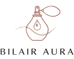 Bilair Aura logo represents premium fragrances with sophisticated, long-lasting scents for a luxurious fragrance experience.